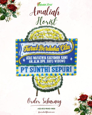 Papan Bunga Duka di Barru