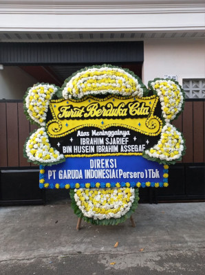 Papan Bunga Duka di Barru