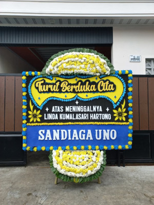 Papan Bunga Duka di Barru
